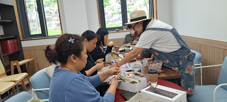 2023 사곡면 상반기 프로그램 "들꽃스티치(초급)" 이미지